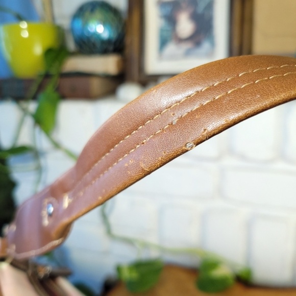 Chaps Bright Bay Pink Plaid Handbag - Picture 7 of 15